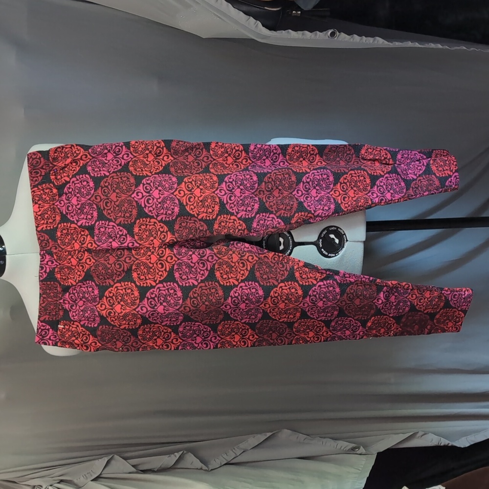 Faded Glory Heart Print Leggings